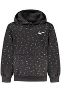 NIKE KIDS' BLACK ZIP-UP SWEATSHIRT-0