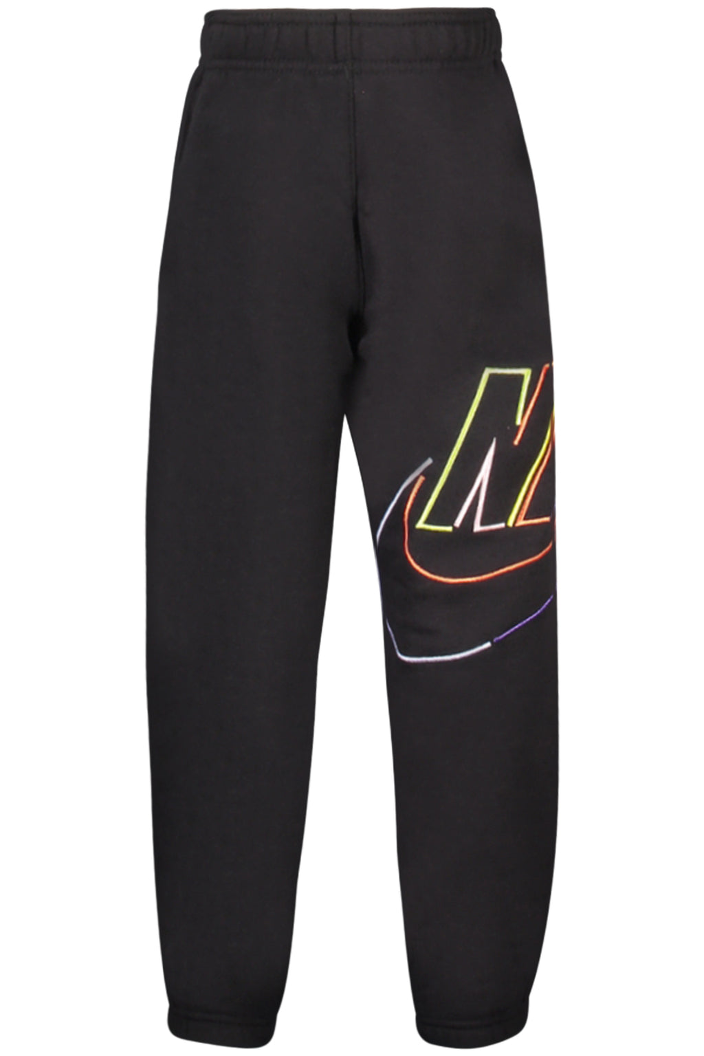 NIKE KIDS' BLACK LONG TRACK PANTS-1
