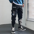 Streetwear Hip Hop Joggers Men Korean Style Harem Pants Men Casual Cargo Pants Fashion Black Men Trousers-5